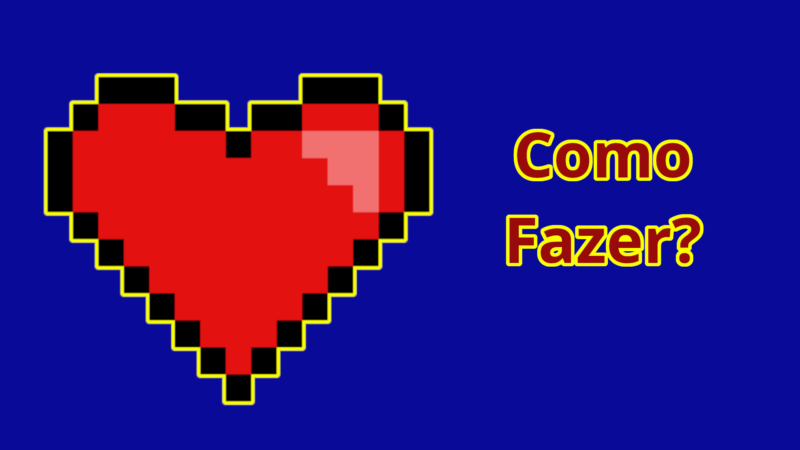 Como Fazer Um Coração Em Pixel Art