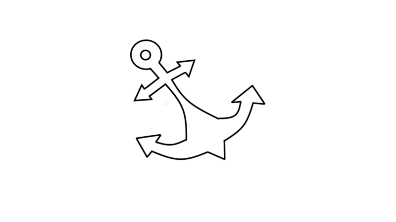 Como Desenhar uma Âncora – Parte 2