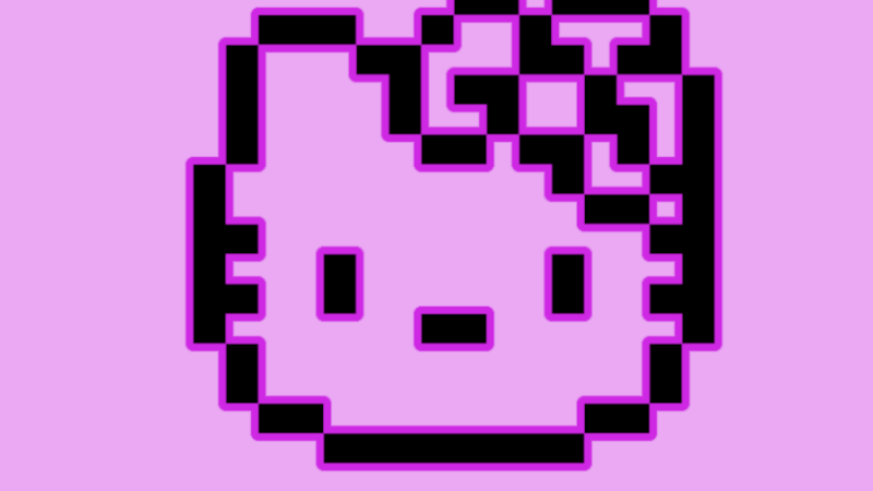 Como Desenhar A Hello Kitty Em Pixel Art – Parte1