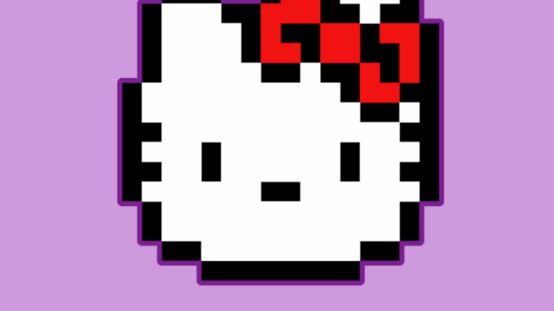 Como Desenhar A Hello Kitty Em Pixel Art – Parte 2