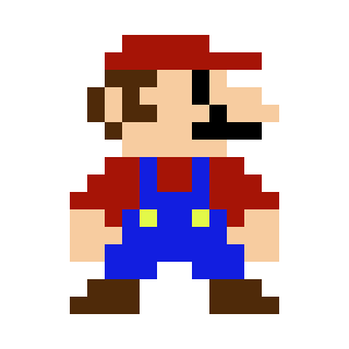 Como Desenhar O Super Mario Em Pixel Art