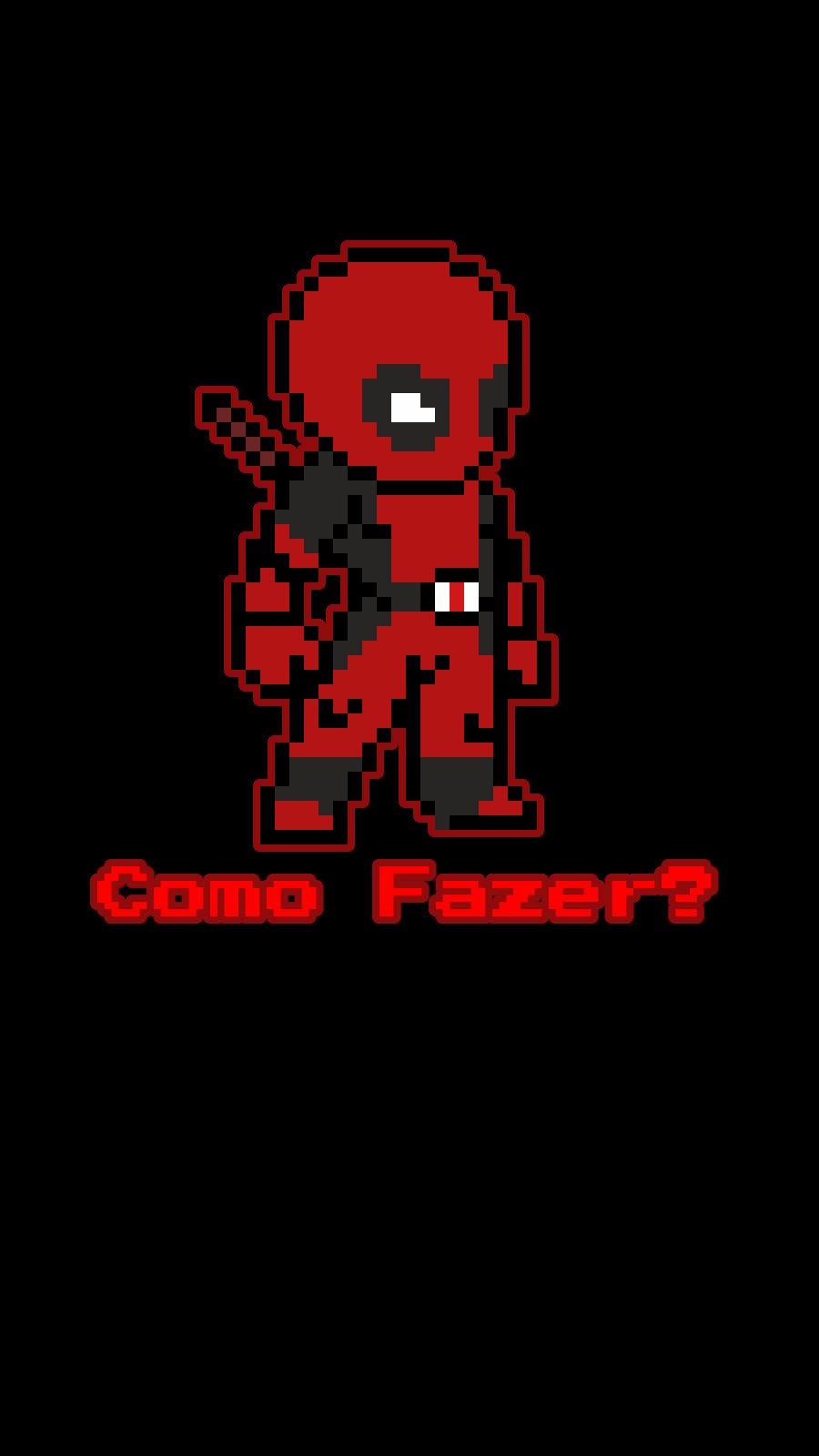 Como Desenhar O Deadpool Em Pixel Art – Parte 4