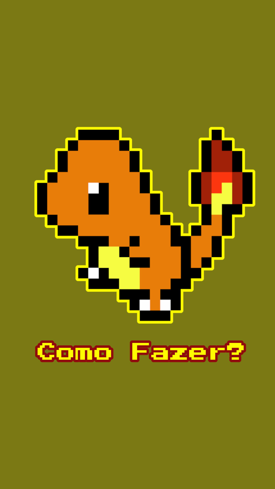 Como Desenhar O Charmander Em Pixel Art – Parte 2