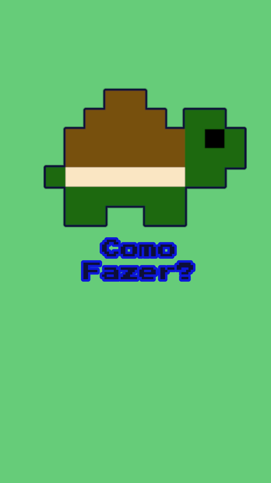 Como Desenhar Uma Tartaruga Em Pixel Art