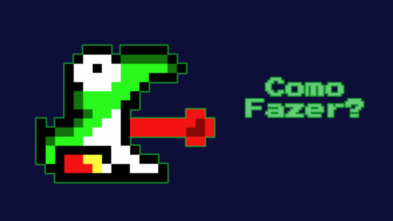 Como Desenhar O Yoshi Bebê Em Pixel Art