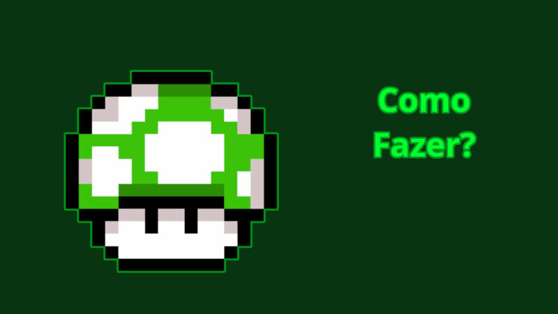 Como Desenhar O Cogumelo Verde Do Super Mario Em Pixel Art