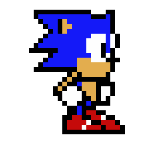 Como Desenhar o Sonic Em Pixel Art