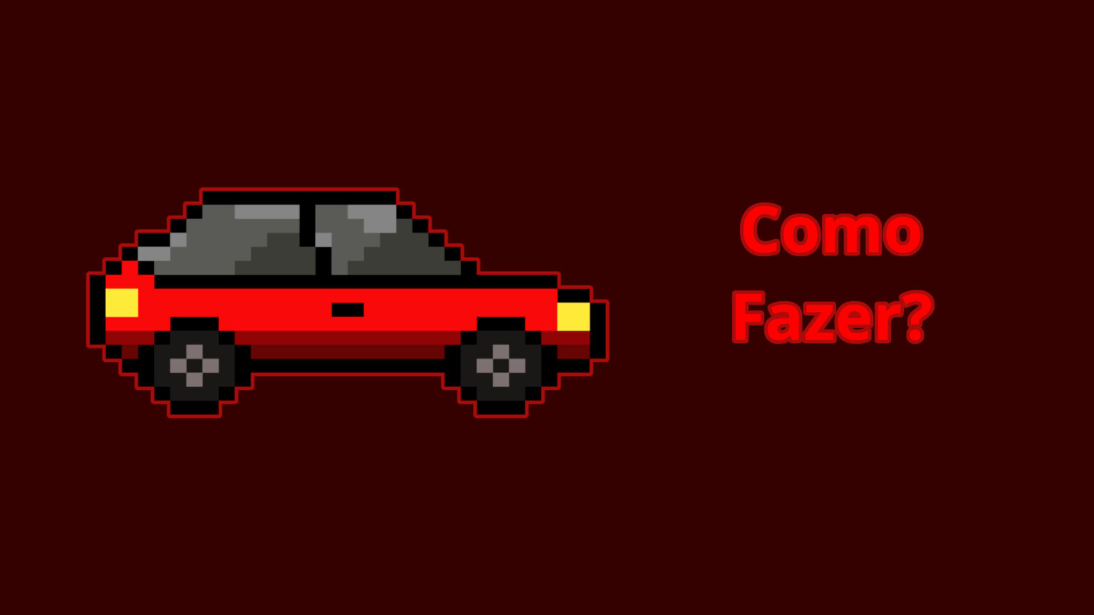 Como Fazer A Animação de Um Carro Em Pixel Art - Aprendartes