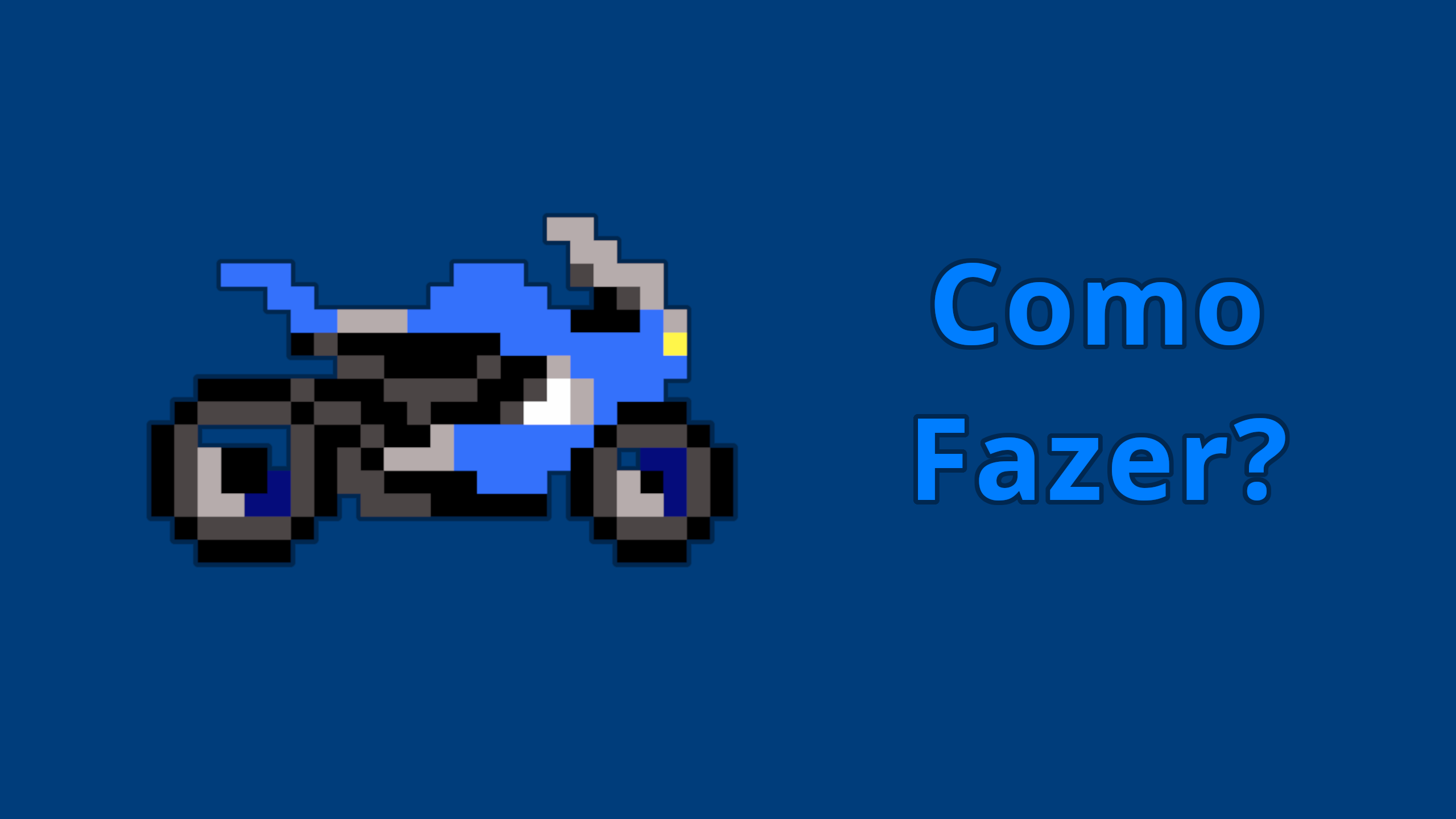 Como Fazer A Animação de Uma Moto Em Pixel Art