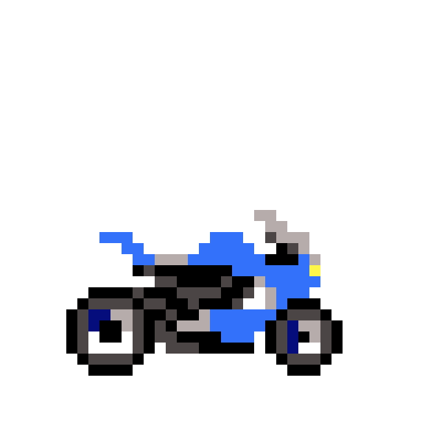 Como Fazer A Animação de Uma Moto Em Pixel Art