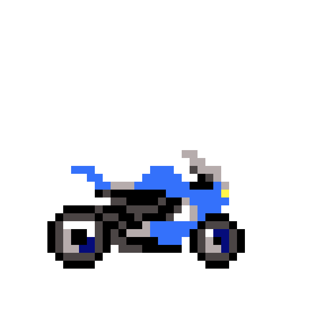 Como Fazer A Animação de Uma Moto Em Pixel Art