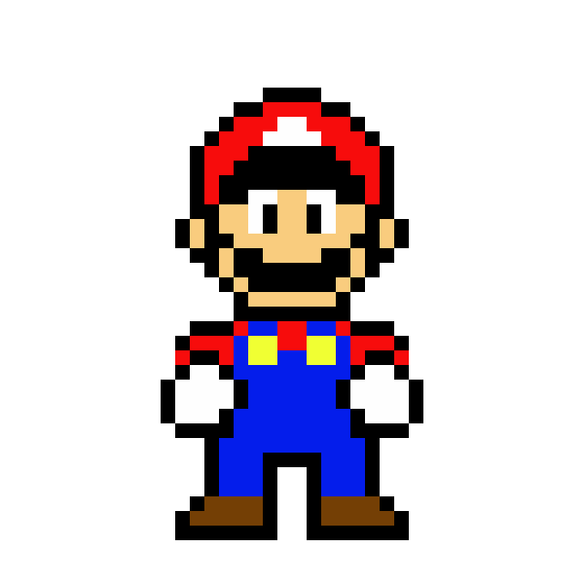 Como Desenhar O Super Mario Bros Em Pixel Art - Parte 3