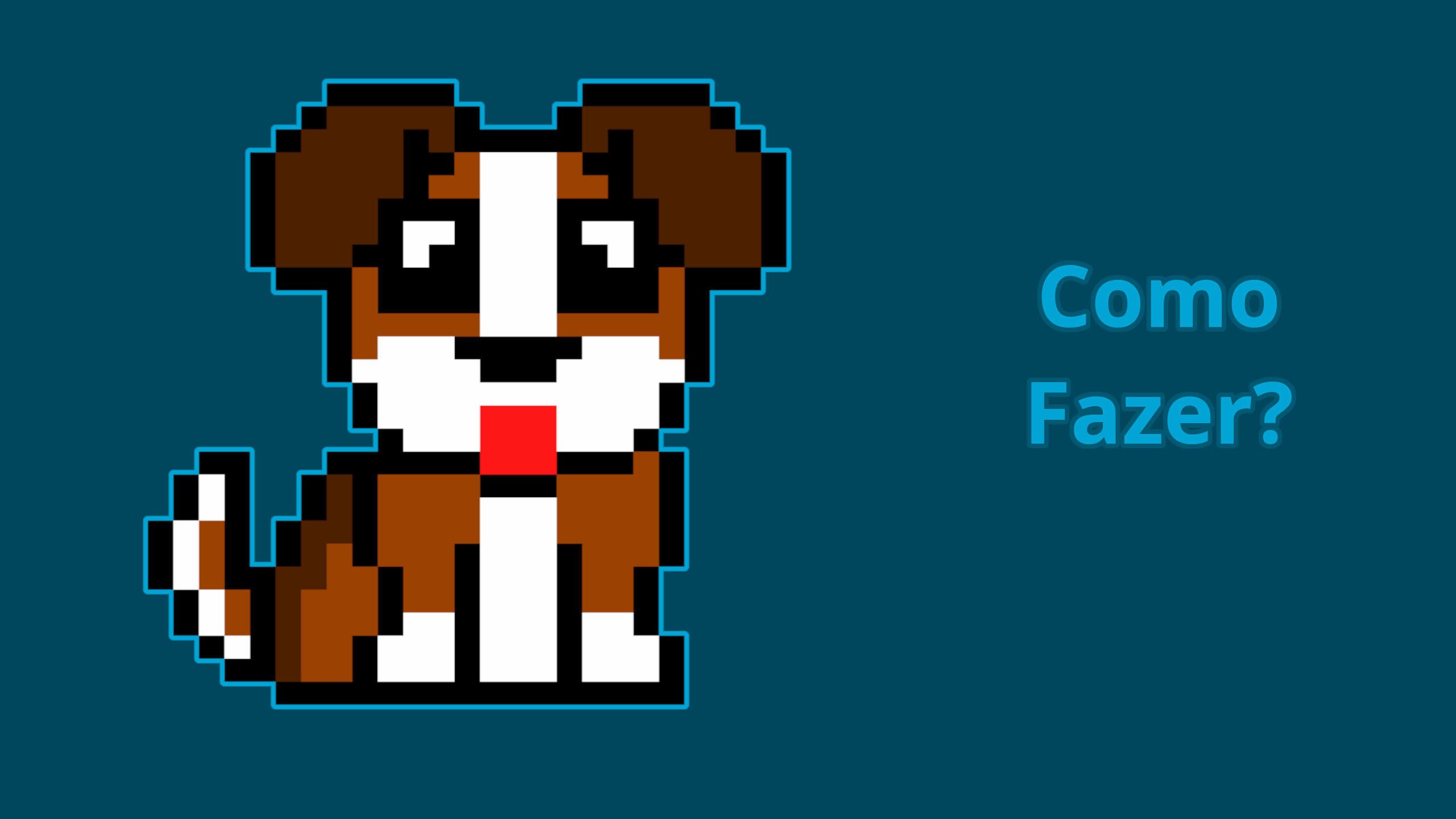 Como Desenhar Um Cachorro em Pixel Art