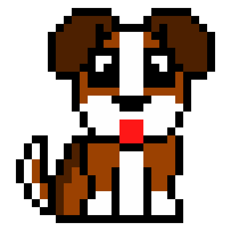 Como Desenhar Um Cachorro em Pixel Art