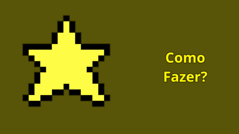 Como Fazer A Animação de Uma Estrela Em Pixel Art