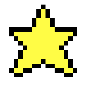 Estrela Em Pixel Art