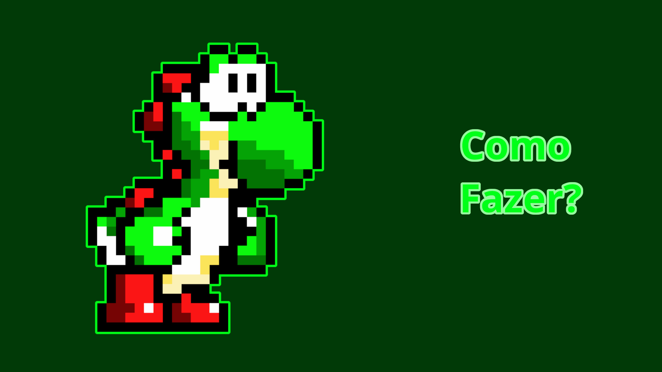 Como Desenhar o Yoshi Em Pixel Art