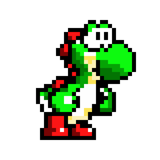 Como Desenhar o Yoshi Em Pixel Art