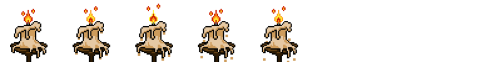 Vela em Sprite Sheet