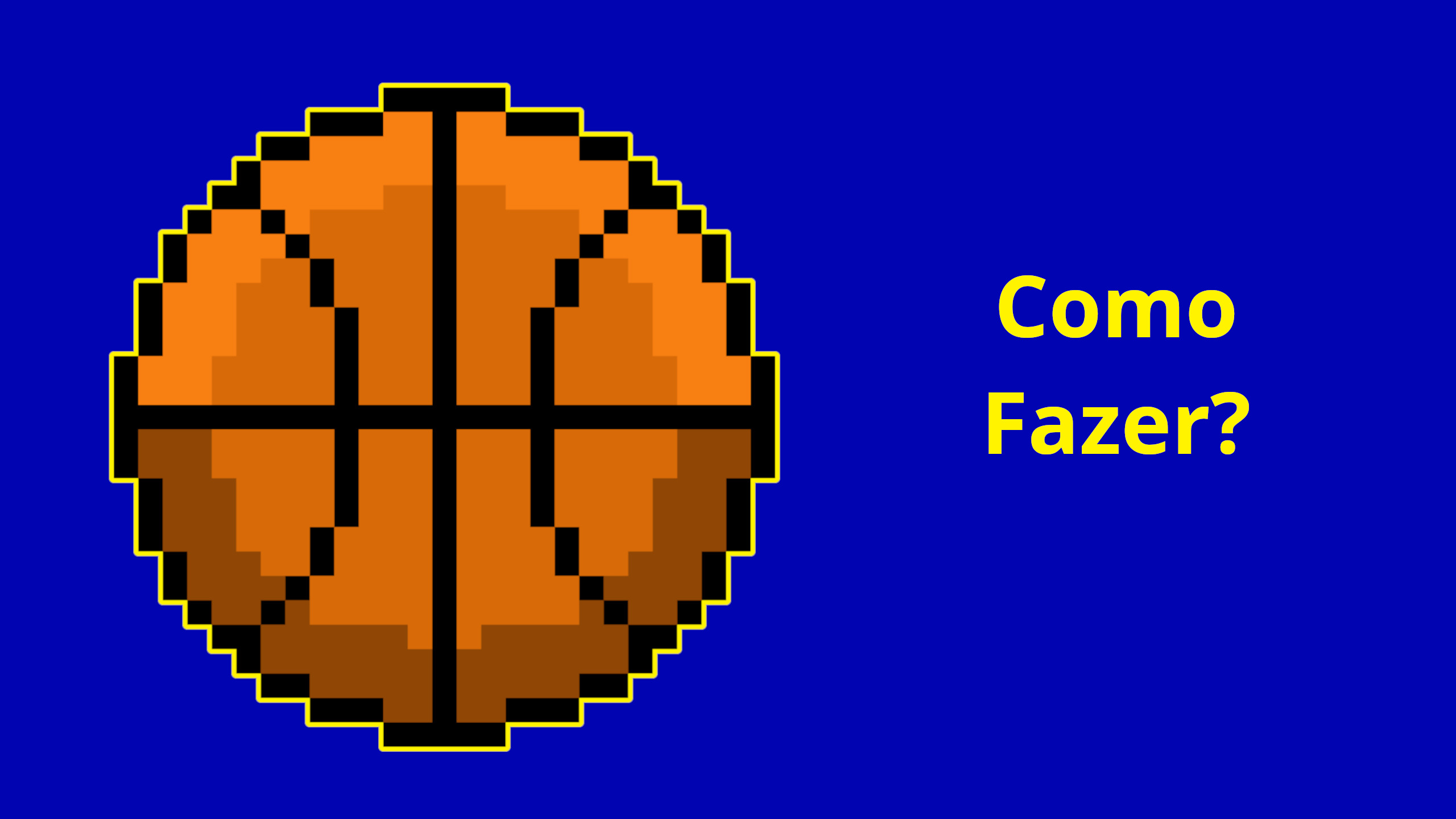 Como Desenhar Uma Bola de Basquete em Pixel Art