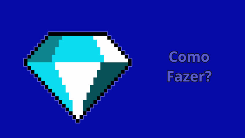 Como Fazer A Animação de Um Diamante em Pixel Art