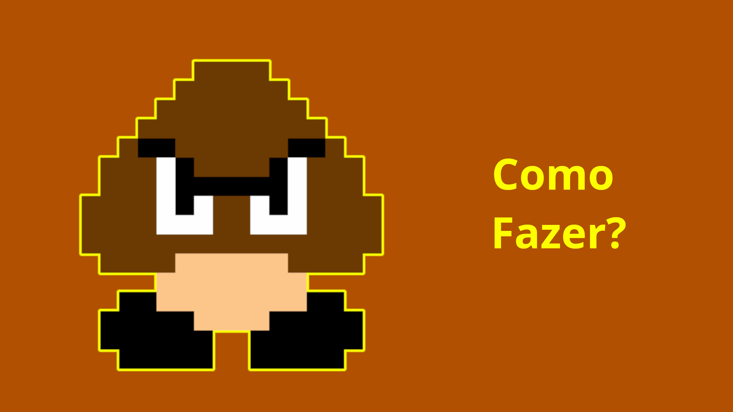 Como Desenhar O Goomba Em Pixel Art