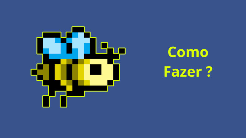 Como Fazer A Animação de Uma Abelha em Pixel Art